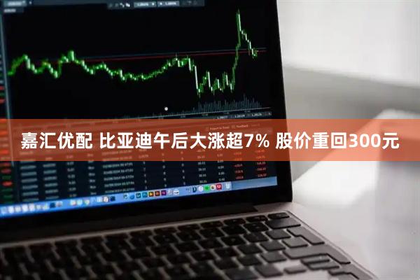 嘉汇优配 比亚迪午后大涨超7% 股价重回300元