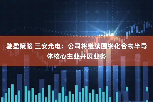 驰盈策略 三安光电：公司将继续围绕化合物半导体核心主业开展业务