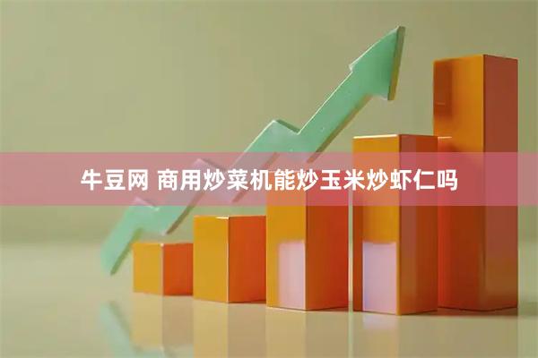 牛豆网 商用炒菜机能炒玉米炒虾仁吗